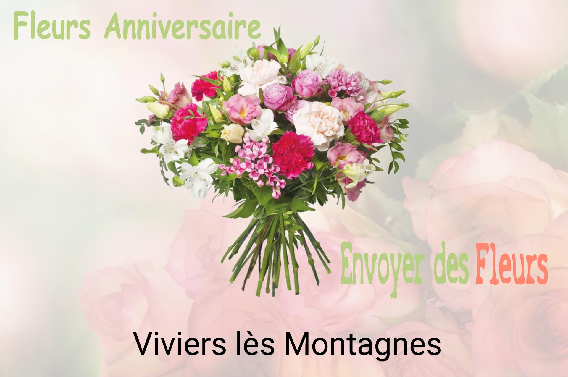 Bouquet de fleurs d’anniversaire livré à Viviers-lès-Montagnes